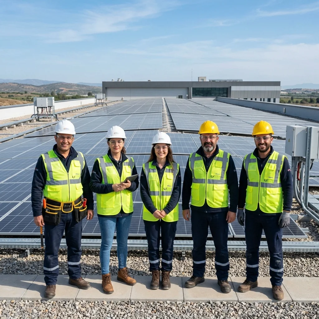 Gunes Paneli Montaj Asamalari